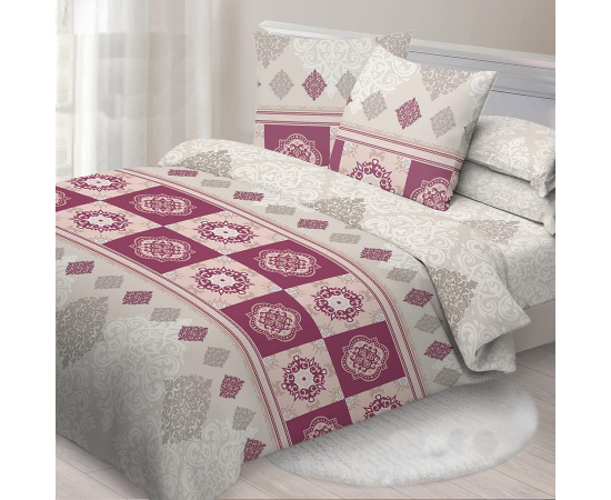 12235/1 КПБ 2сп (2нав.50х70) бязь Квадра - Интернет магазин "Труд"