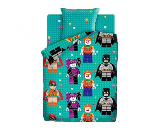 КПБ из поплина 1,5сп (1н. 50х70) Фигурки - Интернет магазин "Труд"