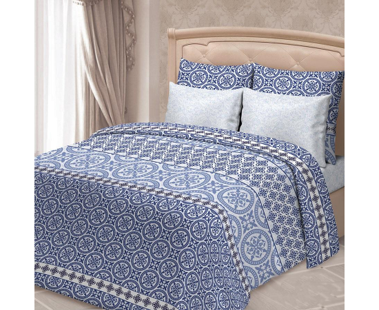 12283 КПБ 2сп (2 нав.70х70) сатин Мавритания гол. - Интернет магазин "Труд"