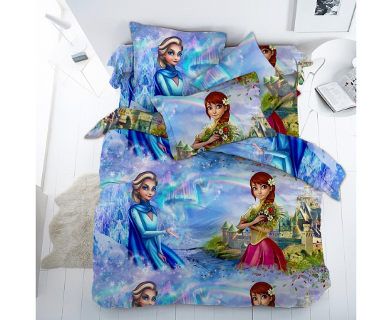 КПБ из бязи 1,5сп (1н 60х60) Холодное сердце - Интернет магазин "Труд"