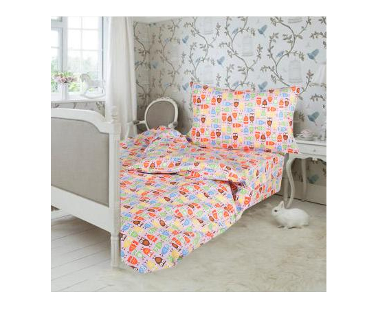 КПБ из поплина 110х140 (1нав.40х60) Совята роз. КПБ из поплина 110х140 (1нав.40х60) Совята роз. - Интернет магазин "Труд"