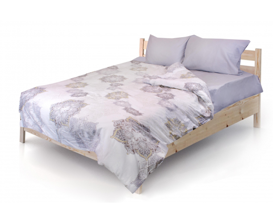 КПБ из сатина 200х220 (2нав.70х70) Снежинка - Интернет магазин "Труд"