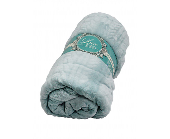 Косичка мятный плед 200х220 - Интернет магазин "Труд"