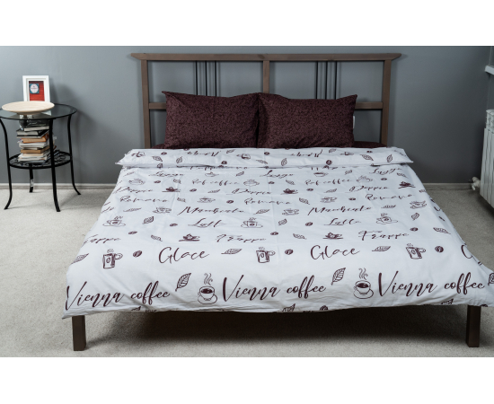 Пододеяльник из поплина 200х220 Мокко 1 - Интернет магазин "Труд"