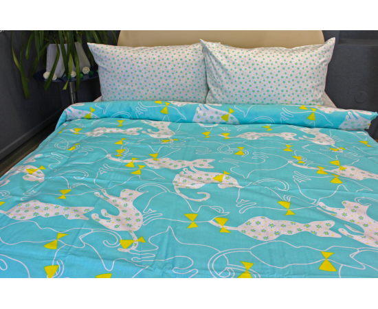 КПБ из бязи Дуэт (2н. 70х70) Китти, изображение 4 - Интернет магазин "Труд"