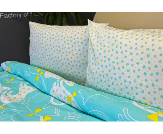 КПБ из бязи Дуэт (2н. 70х70) Китти, изображение 2 - Интернет магазин "Труд"