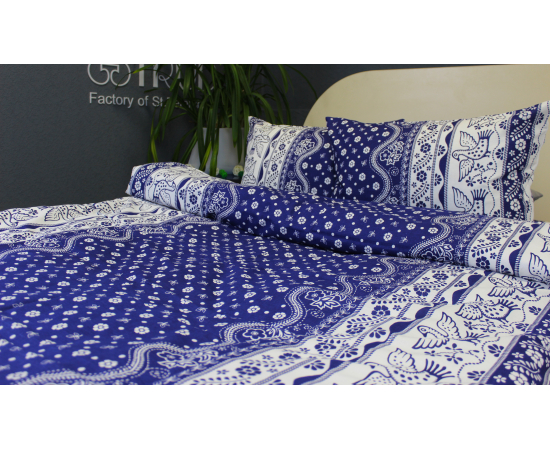 КПБ 1,5сп (2нав.70х70) п/лен Птица счастья, изображение 8 - Интернет магазин "Труд"