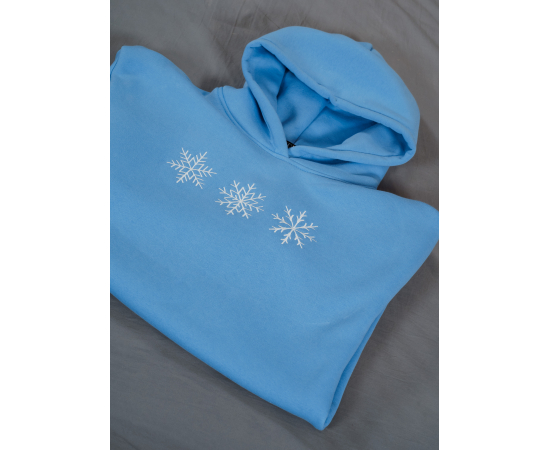 Толстовка женская 210-17 размер S Голубой, изображение 3 - Интернет магазин "Труд"