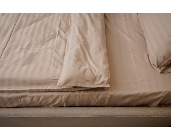 КПБ из сатина 2сп (2н. 50х70) Латте 3х3, изображение 5 - Интернет магазин "Труд"