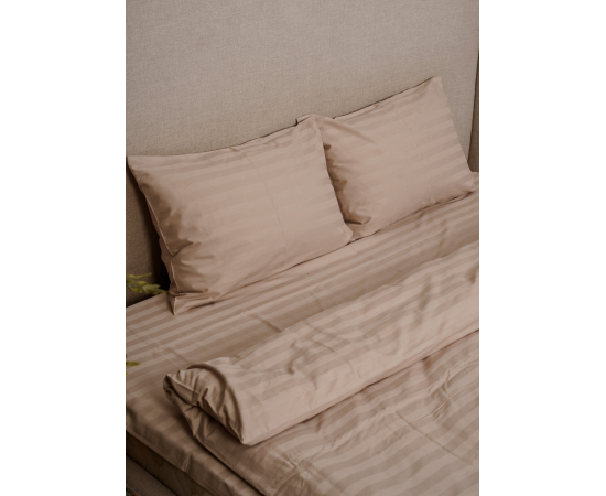 Простыня из сатина 1,5сп Латте 3х3, изображение 2 - Интернет магазин "Труд"