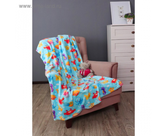 Морские жители плед Absolute 110х140 - Интернет магазин "Труд"