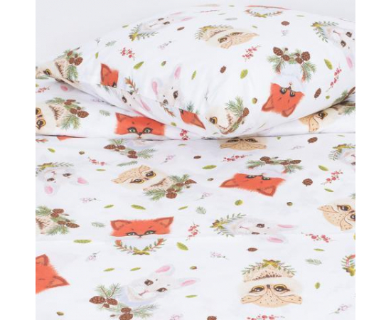 Пододеяльник из поплина 110х140 Лесные пушистики - Интернет магазин "Труд"